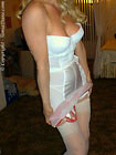 see-through panties, bustier, corset, girdle, stockings