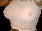see-through blouse nipples boobs